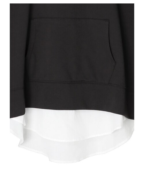 Green Parks(グリーンパークス)の「Z 裾フェイクパーカーチュニック(トップス・チャコールグレー/ベージュ/ダークカーキ・F)」の6枚目の写真