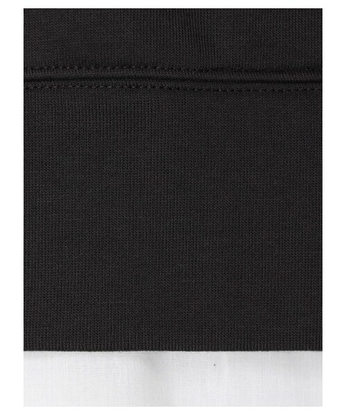 Green Parks(グリーンパークス)の「Z 裾フェイクパーカーチュニック(トップス・チャコールグレー/ベージュ/ダークカーキ・F)」の13枚目の写真