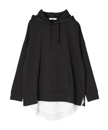 Green　Parks | Z 裾フェイクパーカーチュニック(トップス)