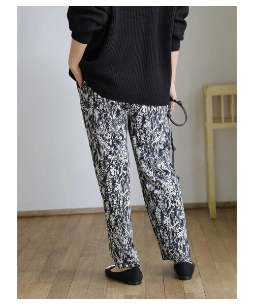 AMERICAN HOLIC（アメリカンホリック）の「≪USED≫ニュアンスモチーフイージーパンツ（パンツ・フラワー・M/L）」の2枚目の写真