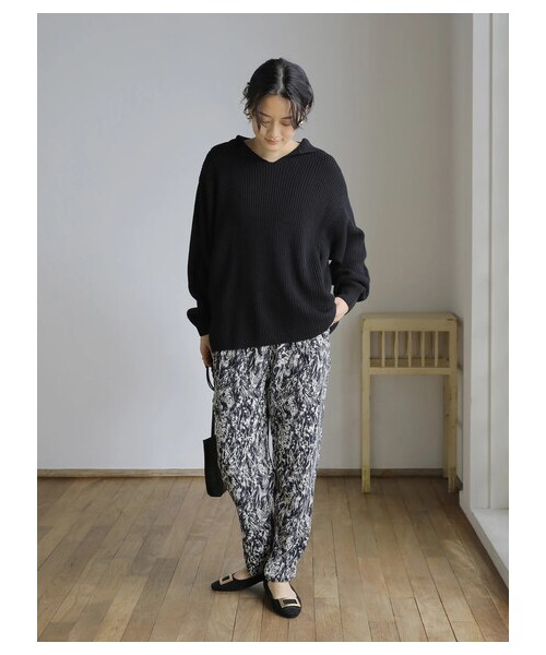 AMERICAN HOLIC（アメリカンホリック）の「≪USED≫ニュアンスモチーフイージーパンツ（パンツ・フラワー・M/L）」の6枚目の写真