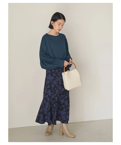 AMERICAN HOLIC(アメリカンホリック)の「【InRed 12月号掲載】Flowerペプラムスカート(スカート・スモールフラワー/ビッグフラワー・S/M/L)」の2枚目の写真
