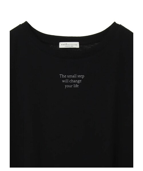 earth music&ecology(アースミュージックアンドエコロジー)の「The small step ロンT(トップス・オフホワイト/ブラック・F)」の22枚目の写真