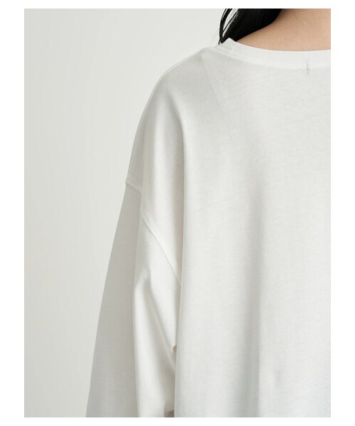 earth music&ecology(アースミュージックアンドエコロジー)の「The small step ロンT(トップス・オフホワイト/ブラック・F)」の4枚目の写真