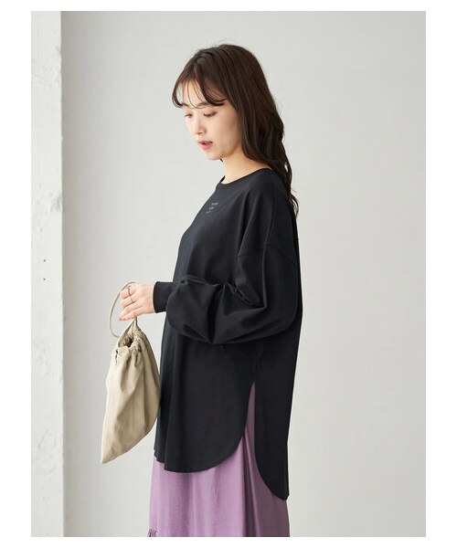 earth music&ecology(アースミュージックアンドエコロジー)の「The small step ロンT(トップス・オフホワイト/ブラック・F)」の15枚目の写真