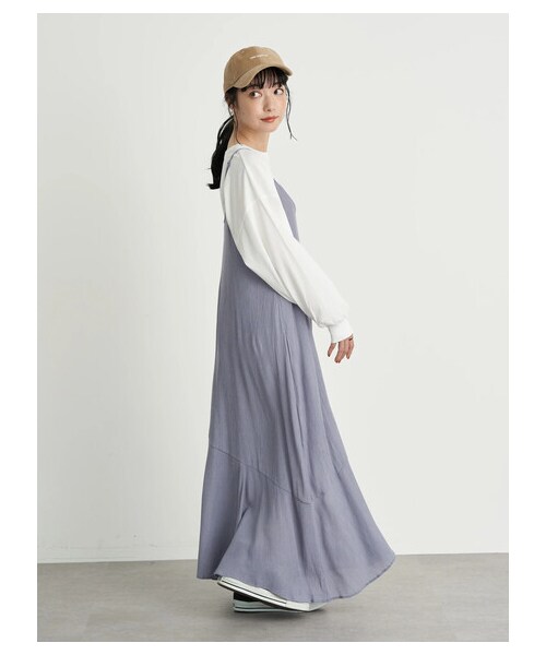 earth music&ecology(アースミュージックアンドエコロジー)の「The small step ロンT(トップス・オフホワイト/ブラック・F)」の13枚目の写真