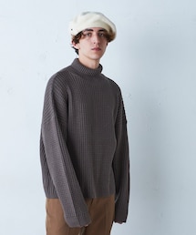 Lui's | ショート ハイネックニット(ニット/セーター)