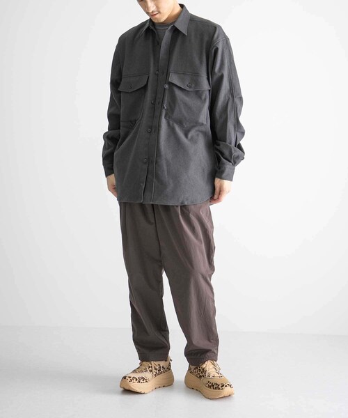 DAIWA PIER39(ダイワピア39)の「DAIWA PIER39 TECH FLANNEL CPO SHIRTS(その他・メンズ・GREY/NAVY・S/M/L)」の3枚目の写真