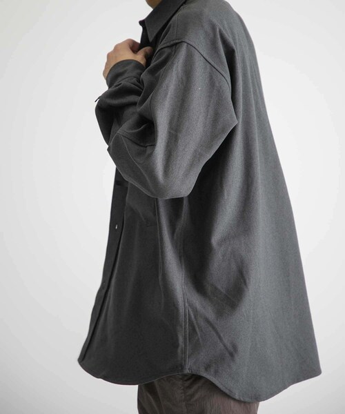 DAIWA PIER39(ダイワピア39)の「DAIWA PIER39 TECH FLANNEL CPO SHIRTS(その他・メンズ・GREY/NAVY・S/M/L)」の10枚目の写真