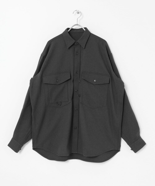 DAIWA PIER39(ダイワピア39)の「DAIWA PIER39 TECH FLANNEL CPO SHIRTS(その他・メンズ・GREY/NAVY・S/M/L)」の1枚目の写真