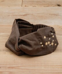 【野草の会】季節の刺繍ターバン