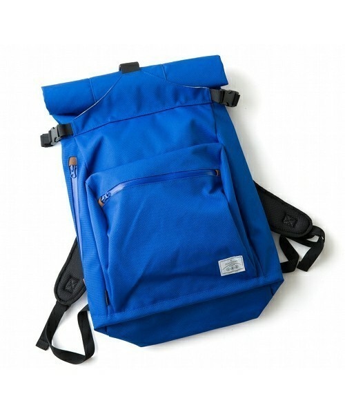 ficouture(フィクチュール)の「FICOUTURE/フィクチュール/CORDURA ROLL TOP(バックパック/リュック・メンズ・ブラック/ブルー・FREE)」の2枚目の写真