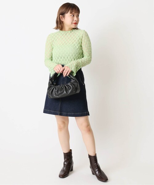 U by SPICK&SPAN(ユーバイスピックアンドスパン)の「フラワーチュールレースプルオーバー◆(トップス・ホワイト A/(011)/フリー/残り2点)」の16枚目の写真