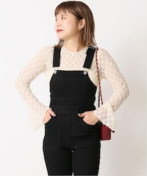 U by SPICK&SPAN | フラワーチュールレースプルオーバー◆(トップス)