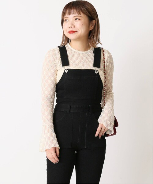 U by SPICK&SPAN(ユーバイスピックアンドスパン)の「フラワーチュールレースプルオーバー◆(トップス・ホワイト A/(011)/フリー/残り2点)」の7枚目の写真