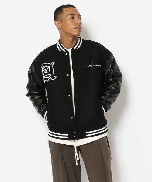 A4A(エーフォーエー)の「【先行予約】A4A(エーフォーエー) スタジャン(ジャケット/アウター・メンズ・WHITE/BLACK・M/L)」の5枚目の写真