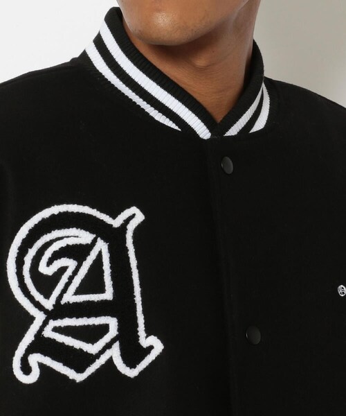 A4A(エーフォーエー)の「【先行予約】A4A(エーフォーエー) スタジャン(ジャケット/アウター・メンズ・WHITE/BLACK・M/L)」の6枚目の写真