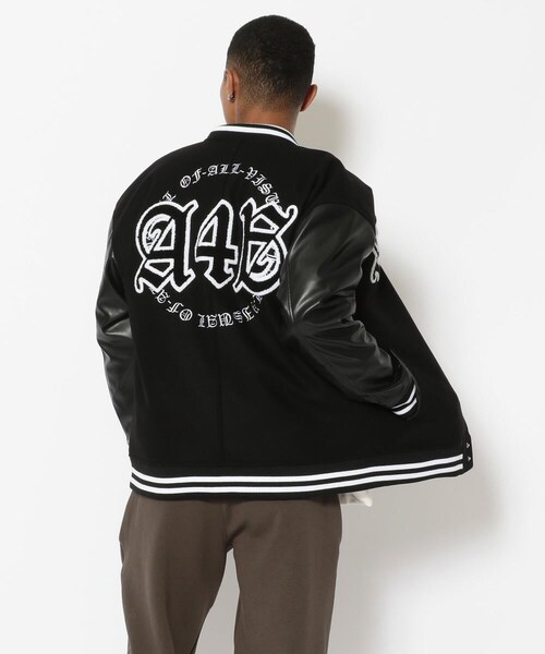 A4A(エーフォーエー)の「【先行予約】A4A(エーフォーエー) スタジャン(ジャケット/アウター・メンズ・WHITE/BLACK・M/L)」の13枚目の写真