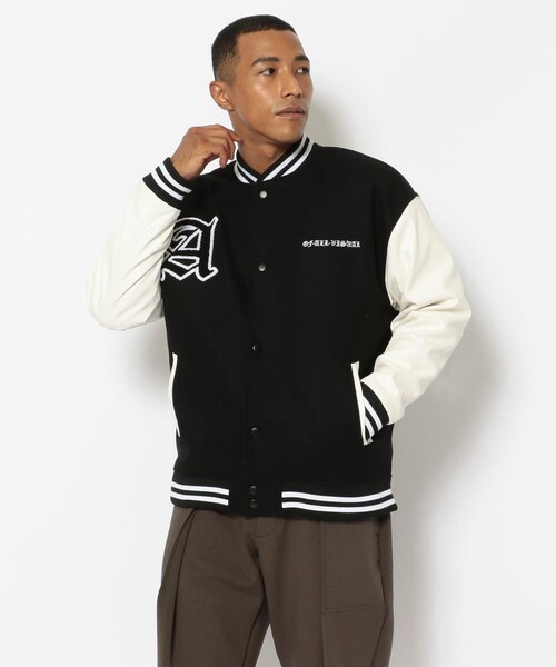 A4A(エーフォーエー)の「【先行予約】A4A(エーフォーエー) スタジャン(ジャケット/アウター・メンズ・WHITE/BLACK・M/L)」の3枚目の写真