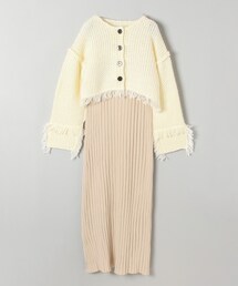 JEANASIS | フリンジニットキャミ2P【SETUP対応】(ワンピース/ドレス)