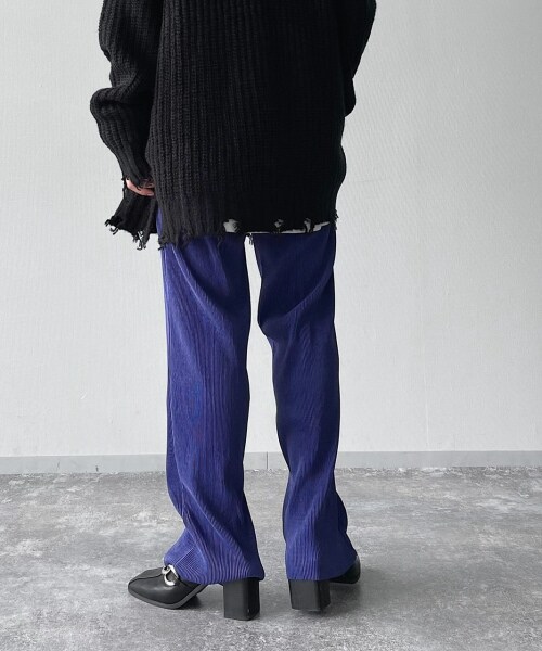 PAGEBOY（ページボーイ）の「スモーキーフリーカットパンツ（パンツ・ブラック/チャコール/アクア・FREE）」の10枚目の写真