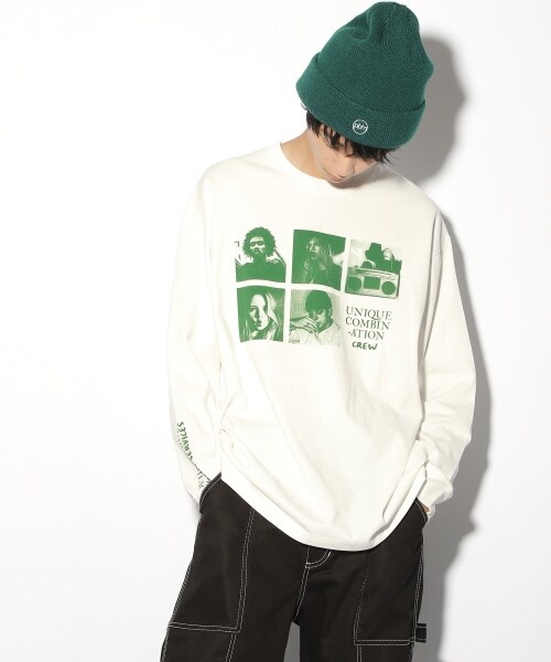 PAGEBOY（ページボーイ）の「ヒューマンフォトロンＴ【WEB先行アイテム】（トップス・オフホワイト/ブラック・M/L）」の8枚目の写真