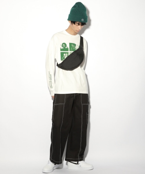 PAGEBOY（ページボーイ）の「ヒューマンフォトロンＴ【WEB先行アイテム】（トップス・オフホワイト/ブラック・M/L）」の10枚目の写真