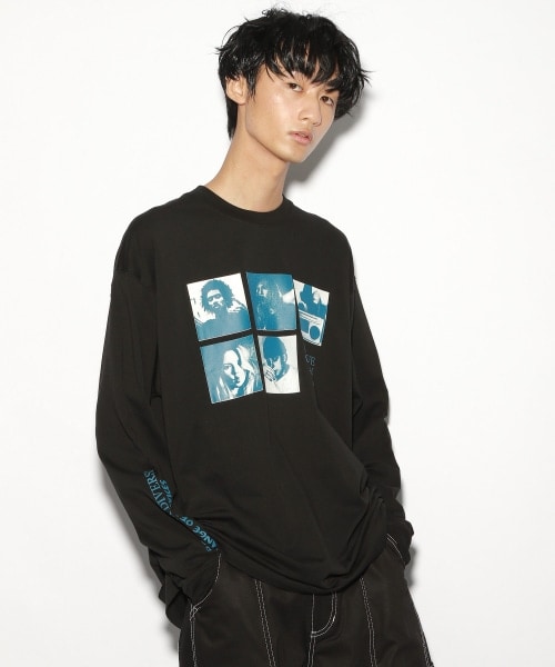 PAGEBOY（ページボーイ）の「ヒューマンフォトロンＴ【WEB先行アイテム】（トップス・オフホワイト/ブラック・M/L）」の17枚目の写真