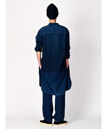 ◾️45R ◾️リネンの908オーシャンスモックプル(インディゴ加工)