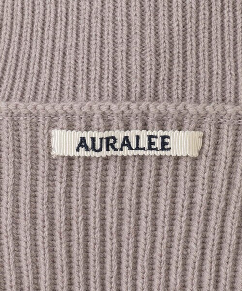 AURALEE（オーラリー）の「AURALEE WOOL RIB KNIT TURTLE NECK VEST（その他・レディース・BLACK/GRAY BEIGE・1）」の6枚目の写真