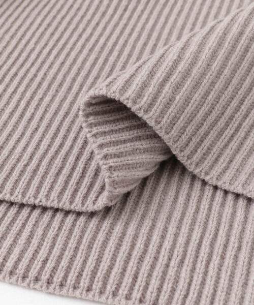 AURALEE（オーラリー）の「AURALEE WOOL RIB KNIT TURTLE NECK VEST（その他・レディース・BLACK/GRAY BEIGE・1）」の9枚目の写真