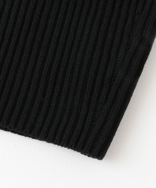 AURALEE（オーラリー）の「AURALEE WOOL RIB KNIT TURTLE NECK VEST（その他・レディース・BLACK/GRAY BEIGE・1）」の10枚目の写真