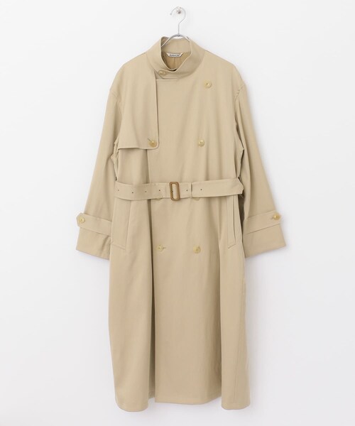 AURALEE(オーラリー)の「AURALEE WASHED FINXTWILL LONGCOAT(その他・レディース・BEIGE・1)」の1枚目の写真