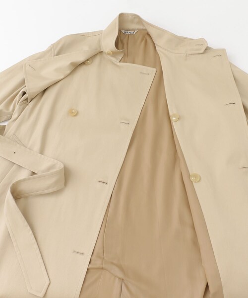 AURALEE(オーラリー)の「AURALEE WASHED FINXTWILL LONGCOAT(その他・レディース・BEIGE・1)」の5枚目の写真