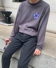 HEYUMM（ヘユム）の「HEYUMM アソートロゴロングTシャツ（その他・レディース）」