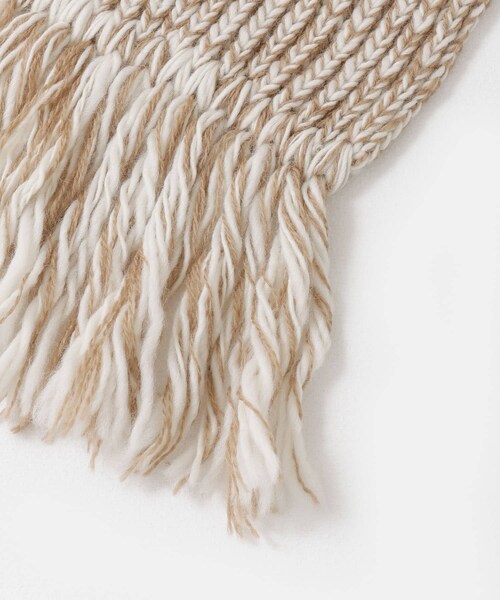 HIGHLAND 2000（ハイランドトゥーサウザンド）の「HIGHLAND 2000 Slub BW Scarf（その他・メンズ・CAMEL/MAROON・-）」の8枚目の写真