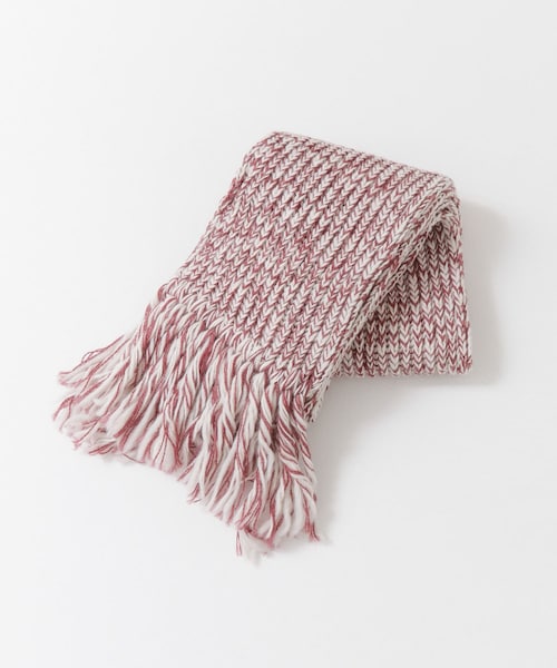 HIGHLAND 2000（ハイランドトゥーサウザンド）の「HIGHLAND 2000 Slub BW Scarf（その他・メンズ・CAMEL/MAROON・-）」の5枚目の写真