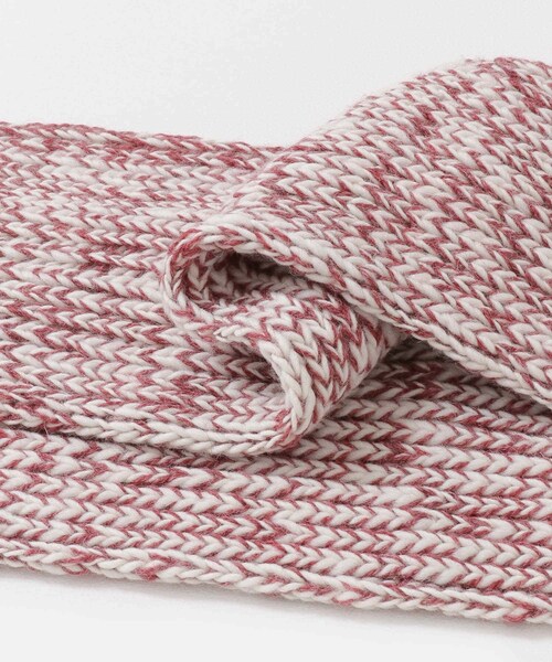 HIGHLAND 2000（ハイランドトゥーサウザンド）の「HIGHLAND 2000 Slub BW Scarf（その他・メンズ・CAMEL/MAROON・-）」の6枚目の写真