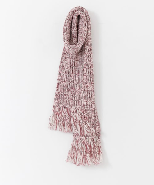 HIGHLAND 2000（ハイランドトゥーサウザンド）の「HIGHLAND 2000 Slub BW Scarf（その他・メンズ・CAMEL/MAROON・-）」の4枚目の写真