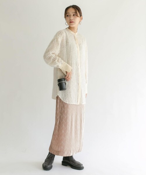 KBF（ケイビーエフ）の「フェザーシアーシャツ（）」 - WEAR
