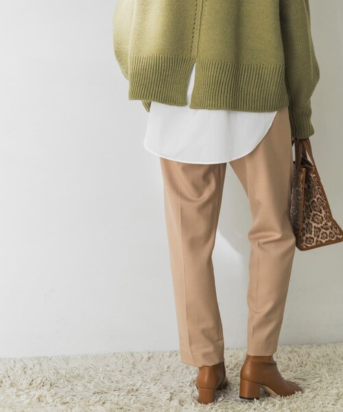 URBAN RESEARCH(アーバンリサーチ)の「ウォッシャブルウールドロストテーパードパンツ(その他・レディース・CHARCOAL/BEIGE/BLACK・34/36/38)」の9枚目の写真