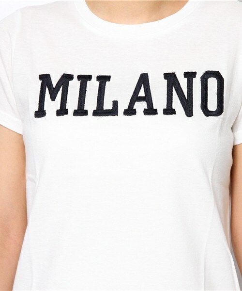 stefis(シュテフィス)の「MILANO刺しゅうTシャツ(Tシャツ/カットソー・レディース・ホワイト/ブラック/グレー/レモンイエロー・38)」の12枚目の写真