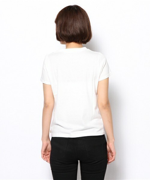 stefis(シュテフィス)の「MILANO刺しゅうTシャツ(Tシャツ/カットソー・レディース・ホワイト/ブラック/グレー/レモンイエロー・38)」の9枚目の写真