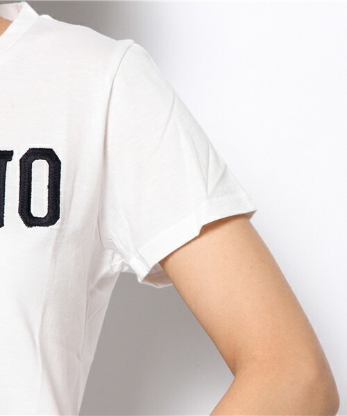 stefis(シュテフィス)の「MILANO刺しゅうTシャツ(Tシャツ/カットソー・レディース・ホワイト/ブラック/グレー/レモンイエロー・38)」の11枚目の写真