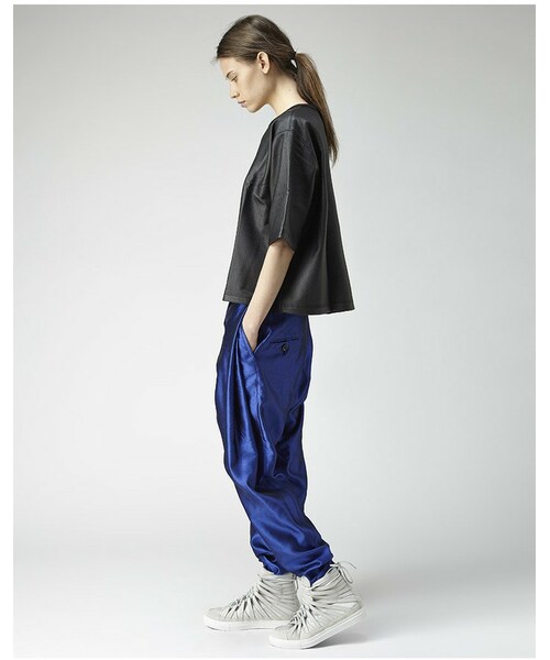 初期 damir doma ダミールドーマ コットンウールサルエルパンツ46 DAMIR DOMA - damir doma silent サルエルパンツの通販 by araks
