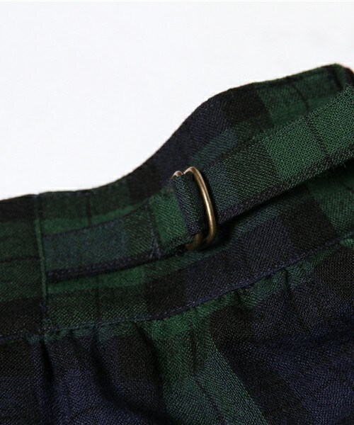 FREDY&GLOSTER(フレディアンドグロスター)の「ウールガーゼチェックスカート(スカート・レディース・ブラック/グリーン/レッド・38)」の10枚目の写真