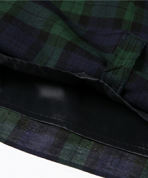 FREDY&GLOSTER(フレディアンドグロスター)の「ウールガーゼチェックスカート(スカート・レディース・ブラック/グリーン/レッド・38)」の11枚目の写真