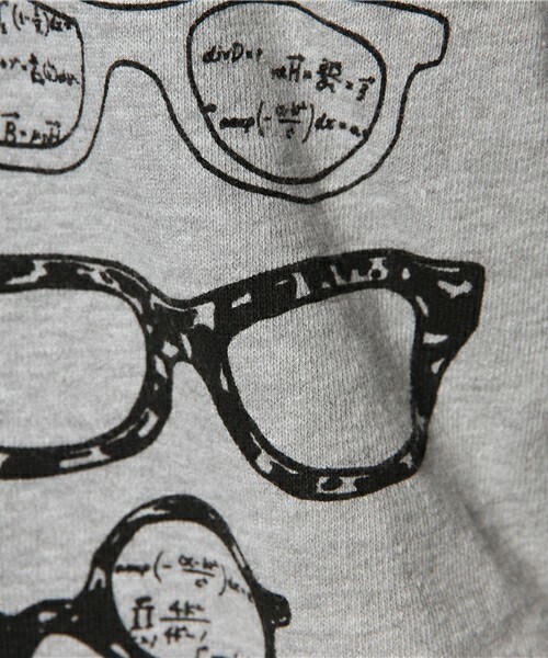 FREDY&GLOSTER（フレディアンドグロスター）の「メガネだらけスウェット（スウェット・メンズ・グレー系その他・MEDIUM/LARGE）」の8枚目の写真