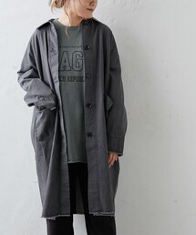 PUAL CE CIN | 綿ヘンプヒッコリーコート(その他アウター)