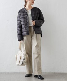 PUAL CE CIN | フレンチダックライトダウンリバーシブルジャケット(テーラードジャケット)